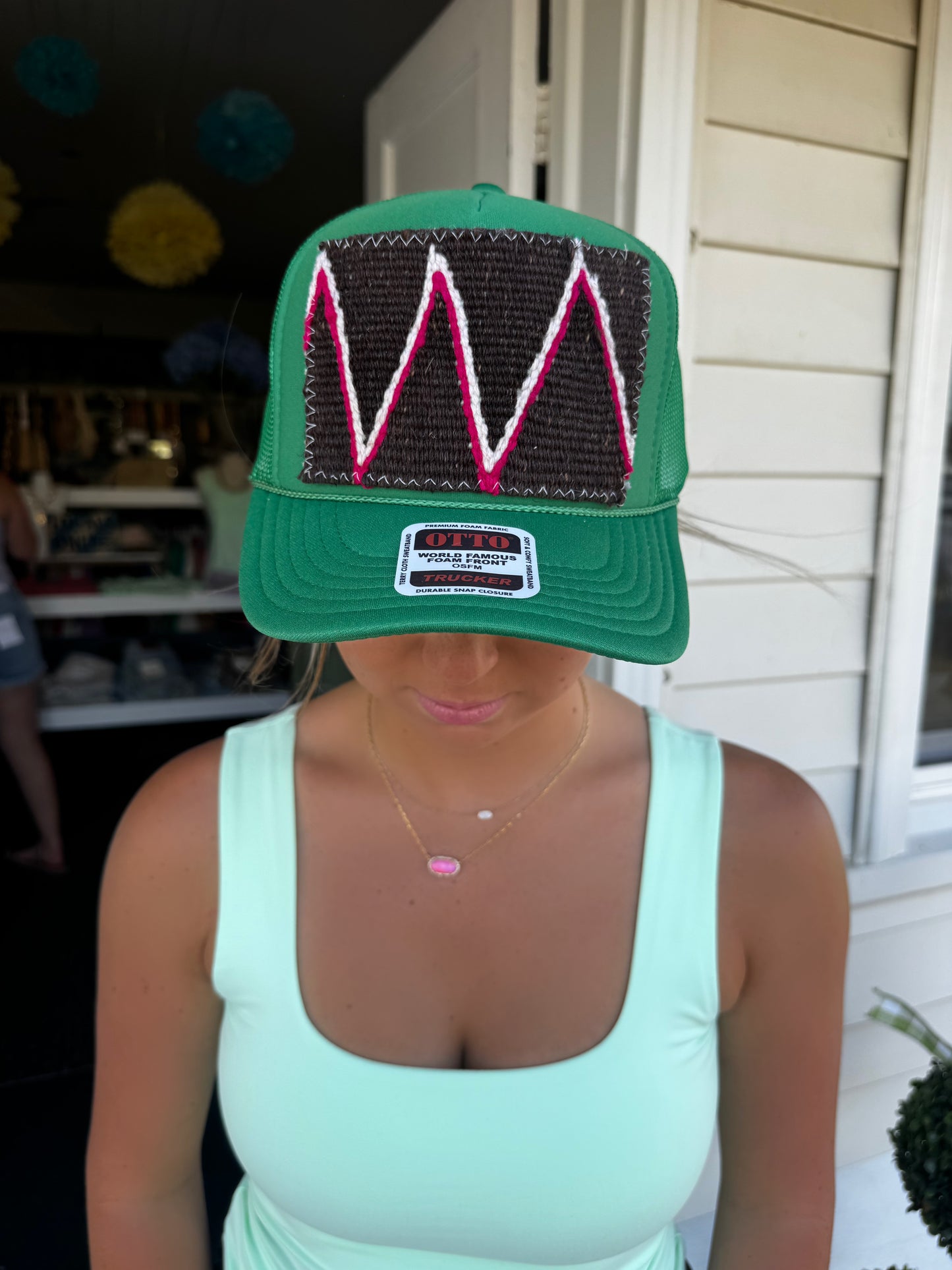 ORIJINAL BROWN/PINK/GREEN TRUCKER HAT