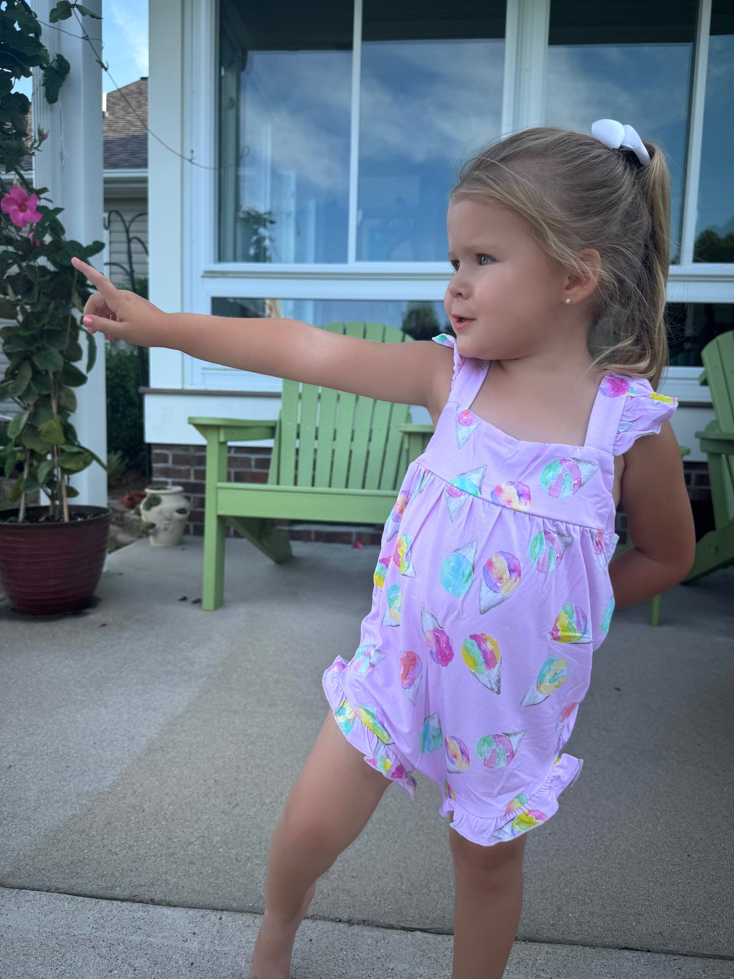 Pink Snowcones Bamboo Flutter Bubble