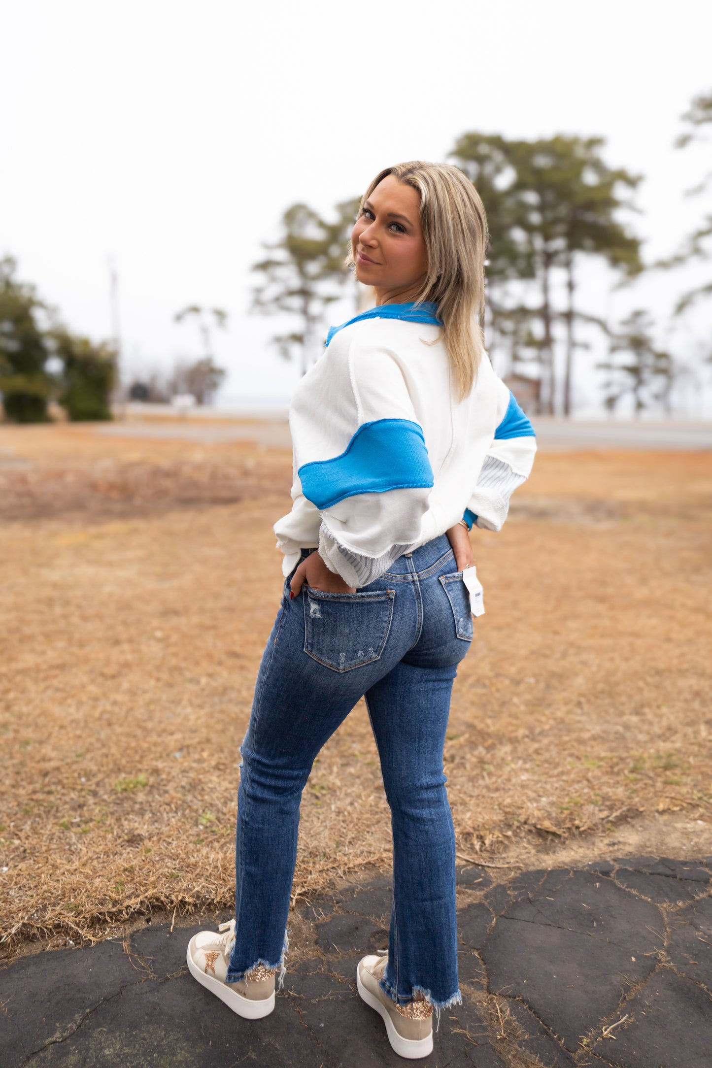 AUDREY VERVET DENIM