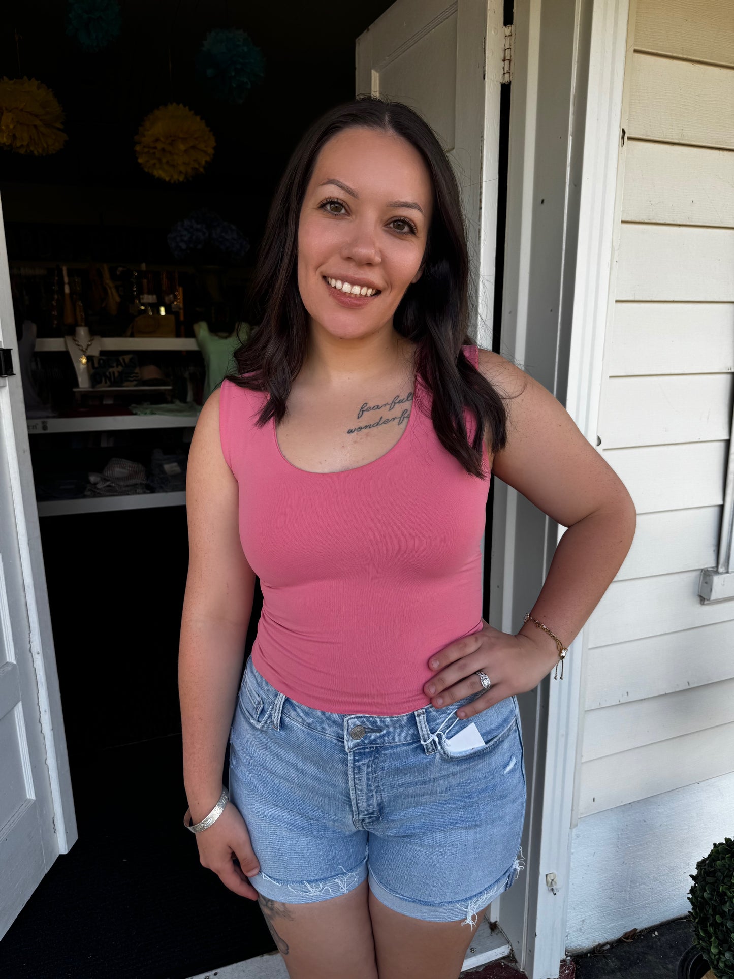 SOPHIE TANK IN PINK