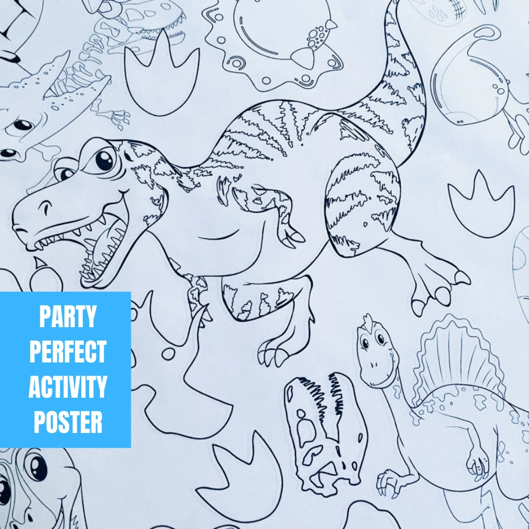 DINOSAUR COLORING TABLECLOTH