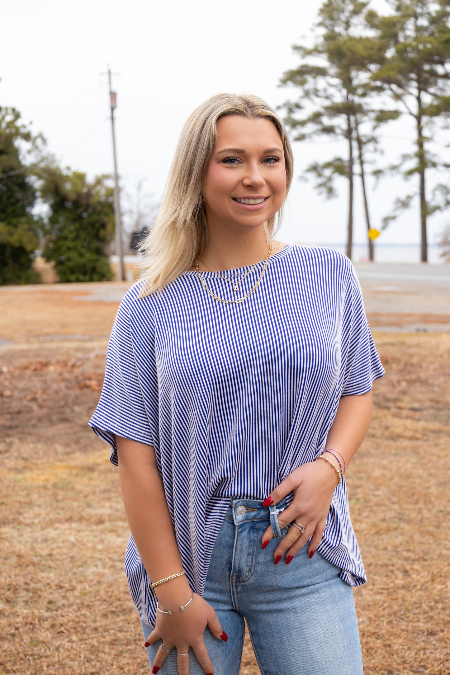 EVERYDAY TOP IN BLUE