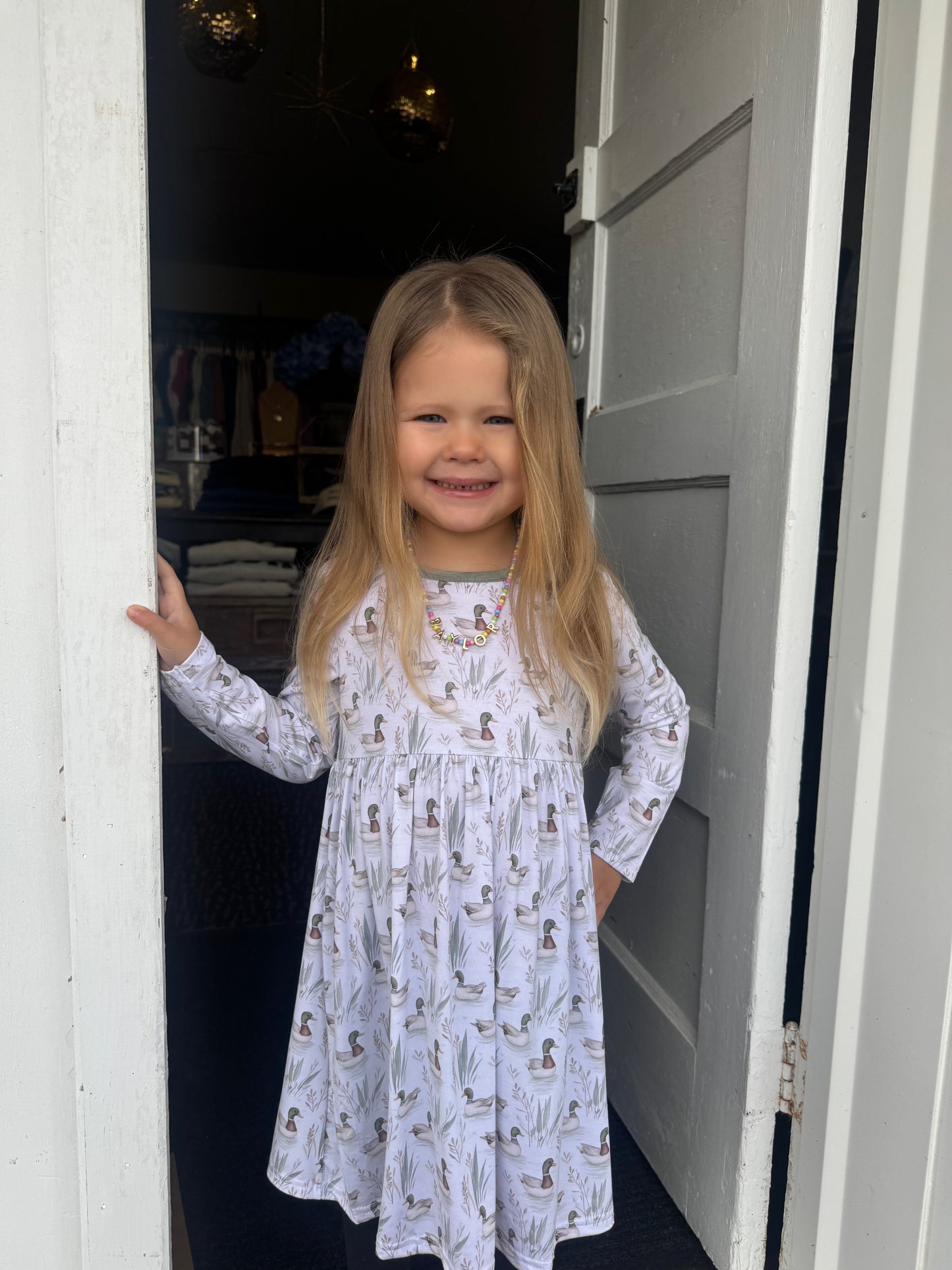 MALLARD POND BAMBOO DRESS