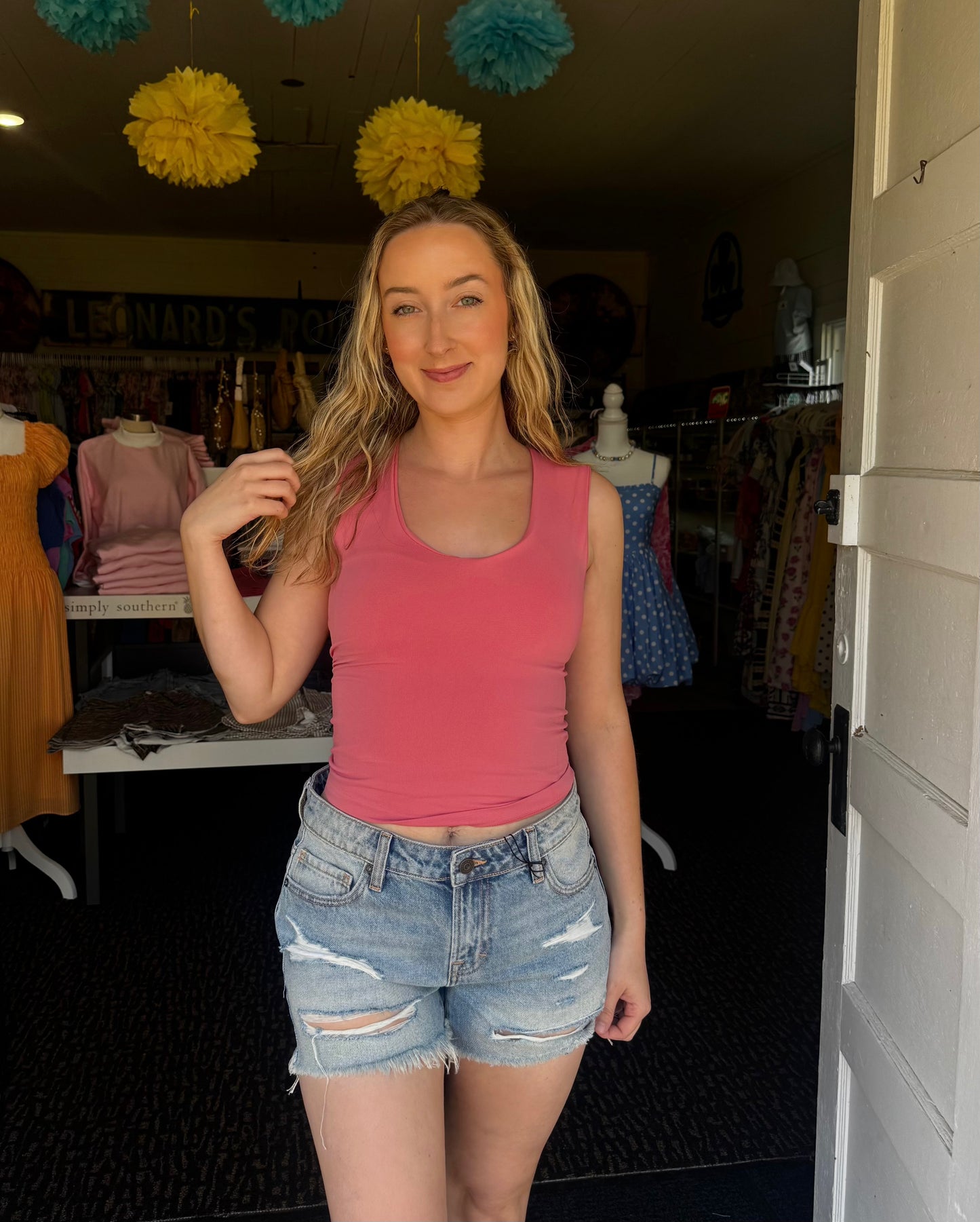 SOPHIE TANK IN PINK