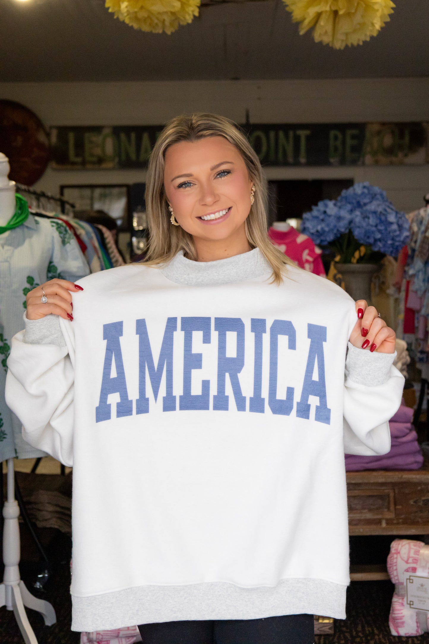 USA / AMERICA REVERSIBLE MOCKNECK