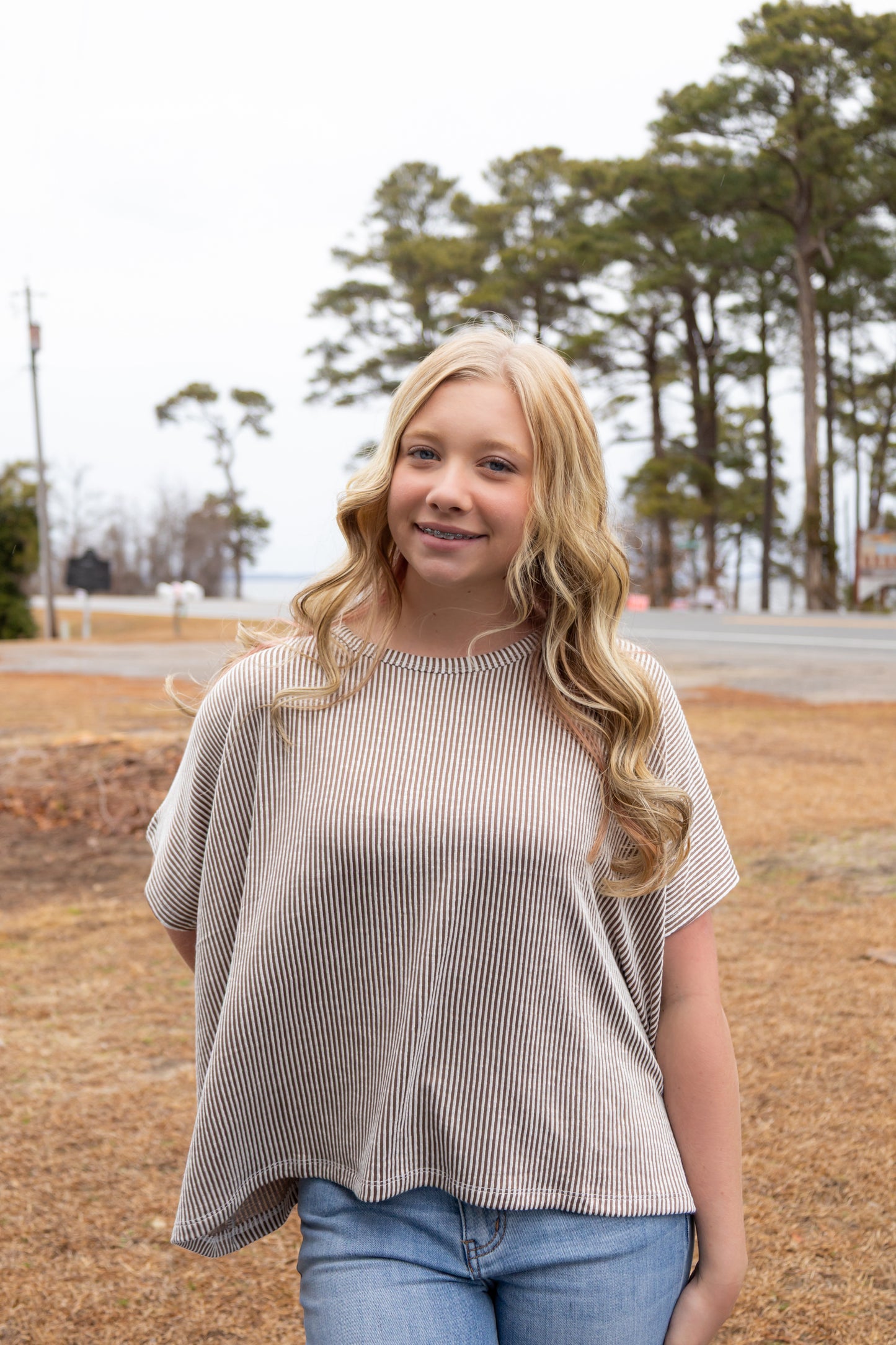 EVERYDAY TOP IN BROWN