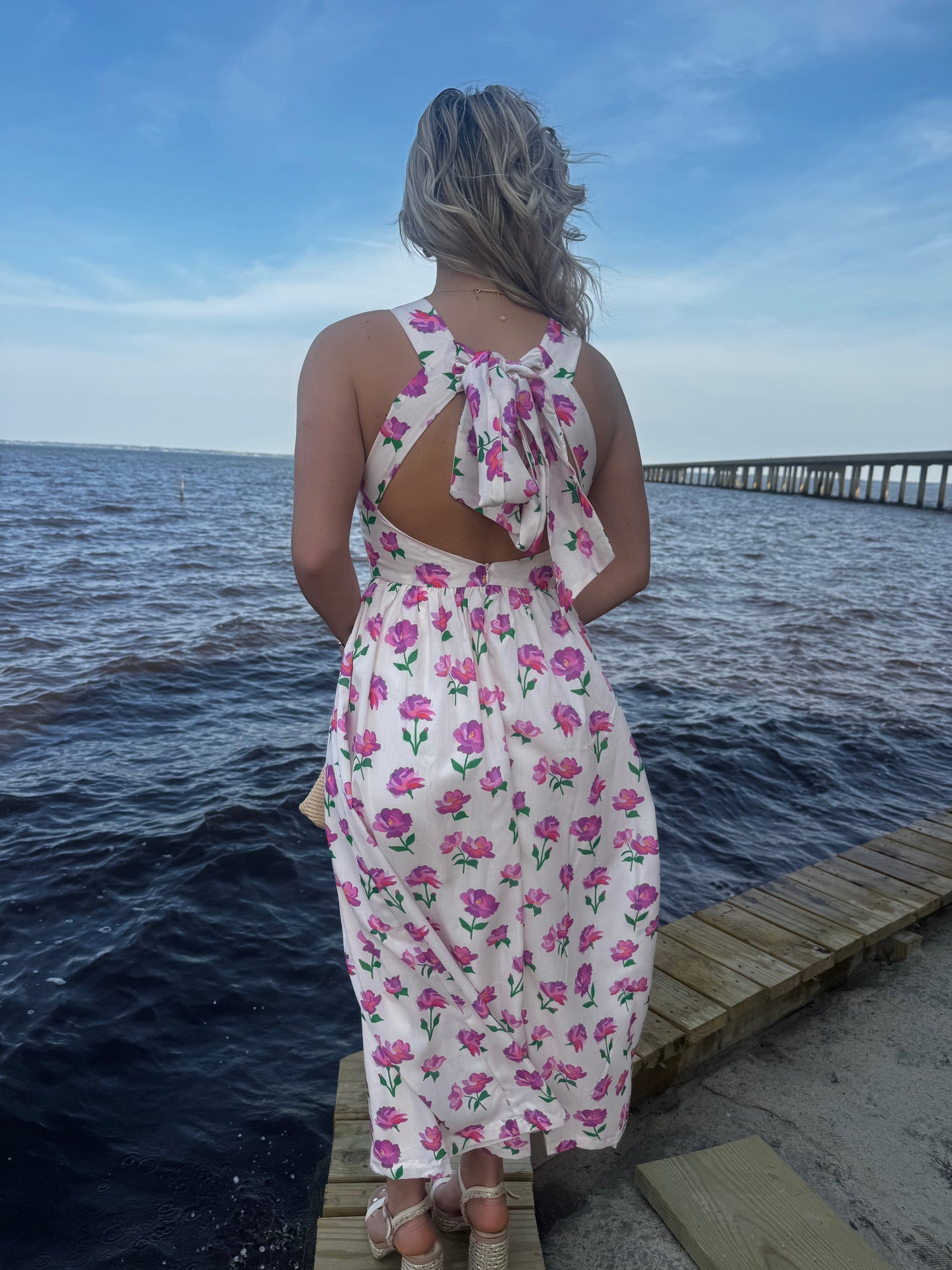 DOCKSIDE PETALS DRESS