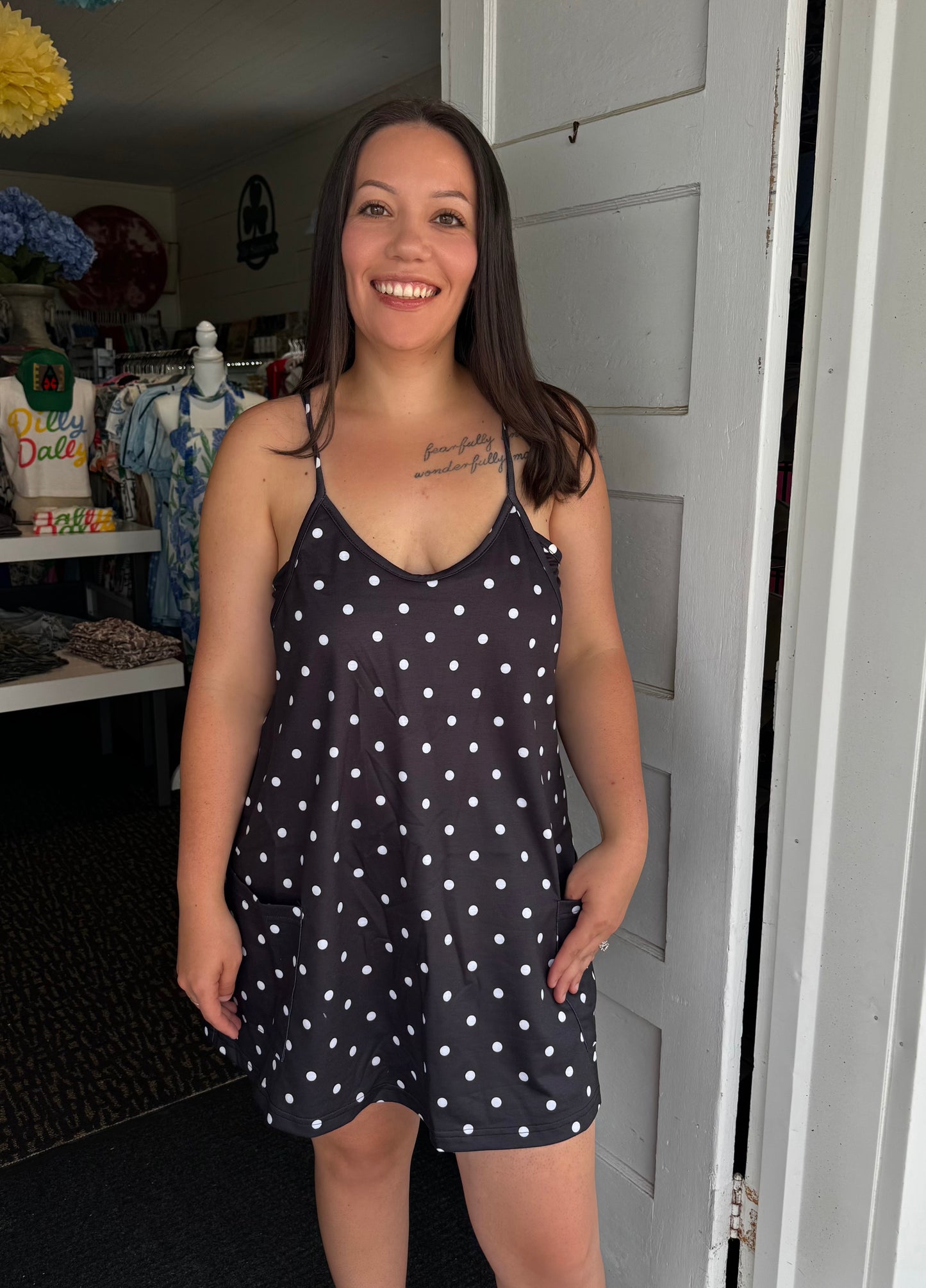 POLKA DOT CLUB DRESS