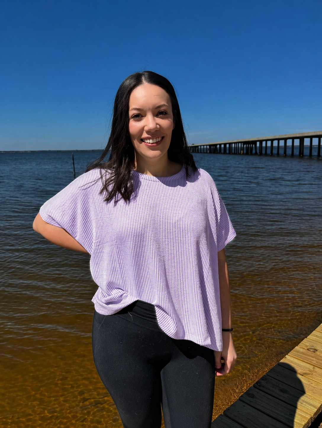 EVERYDAY TOP IN LAVENDER