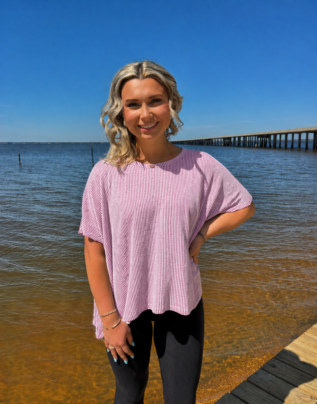 EVERYDAY TOP IN MAUVE