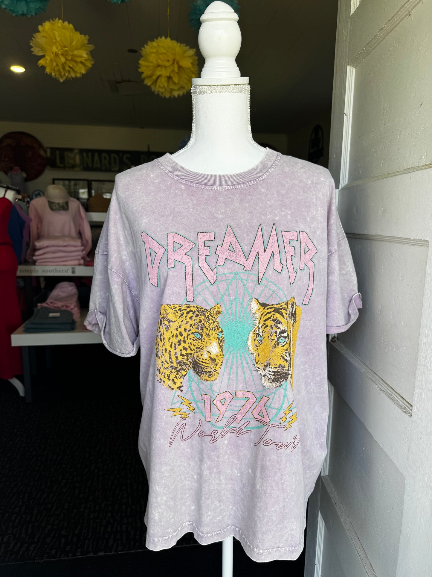 DREAMER WORLD TOUR FULL LENGTH TEE - SIZE SMALL