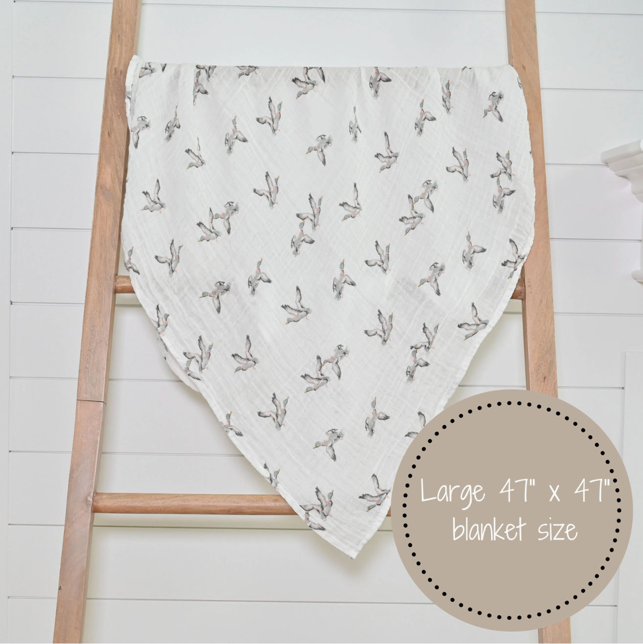 Quackin' Up Baby Muslin Cotton Blanket