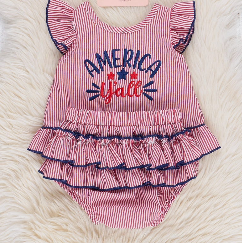 "America Y'all" Bloomer Set