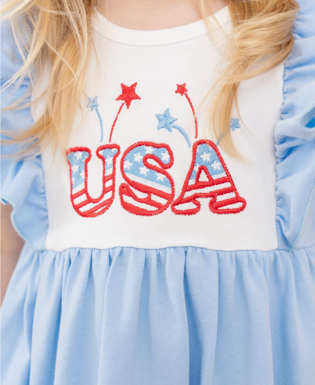 USA Ruffle Dress