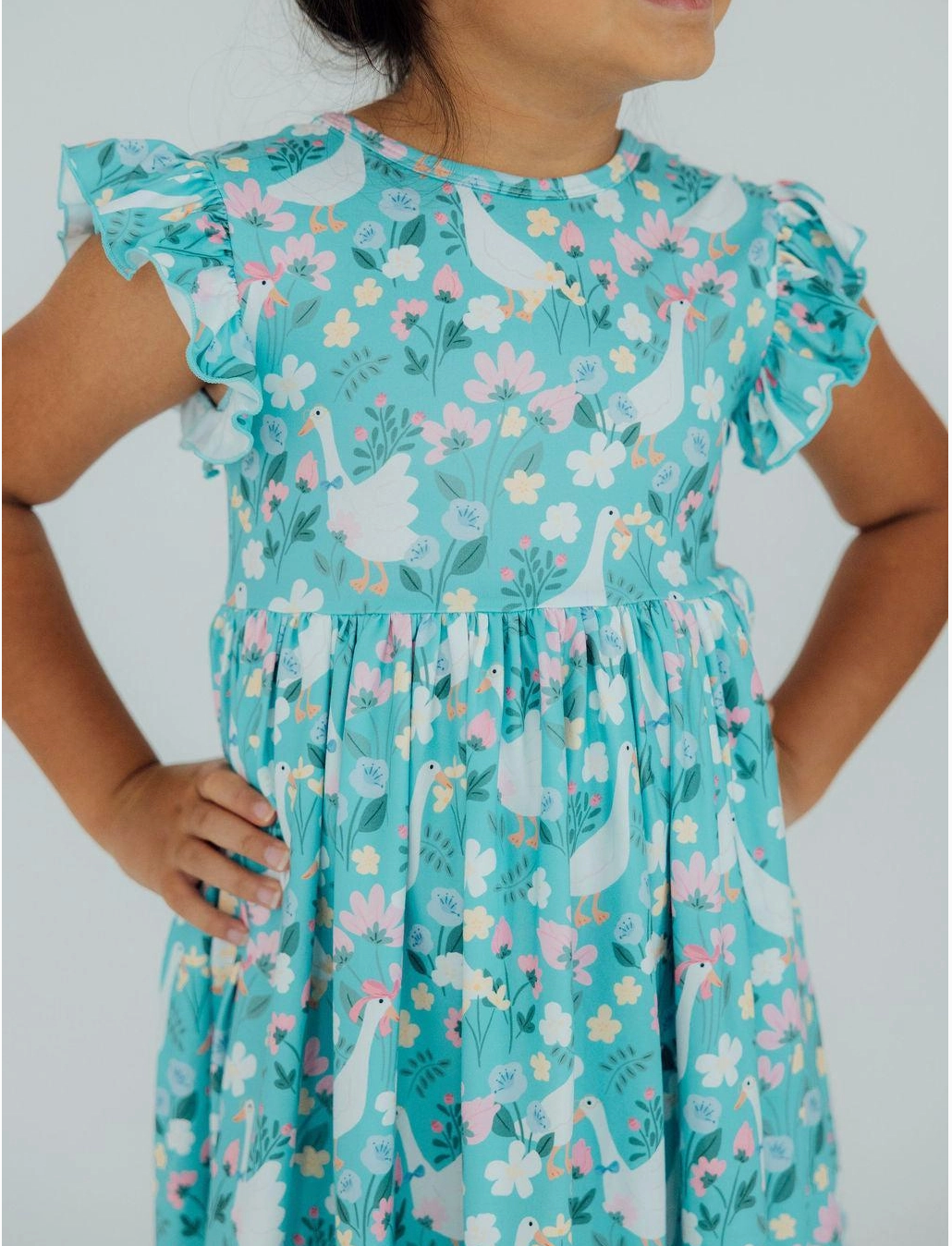 ONE LITTLE GOOSE DRESS