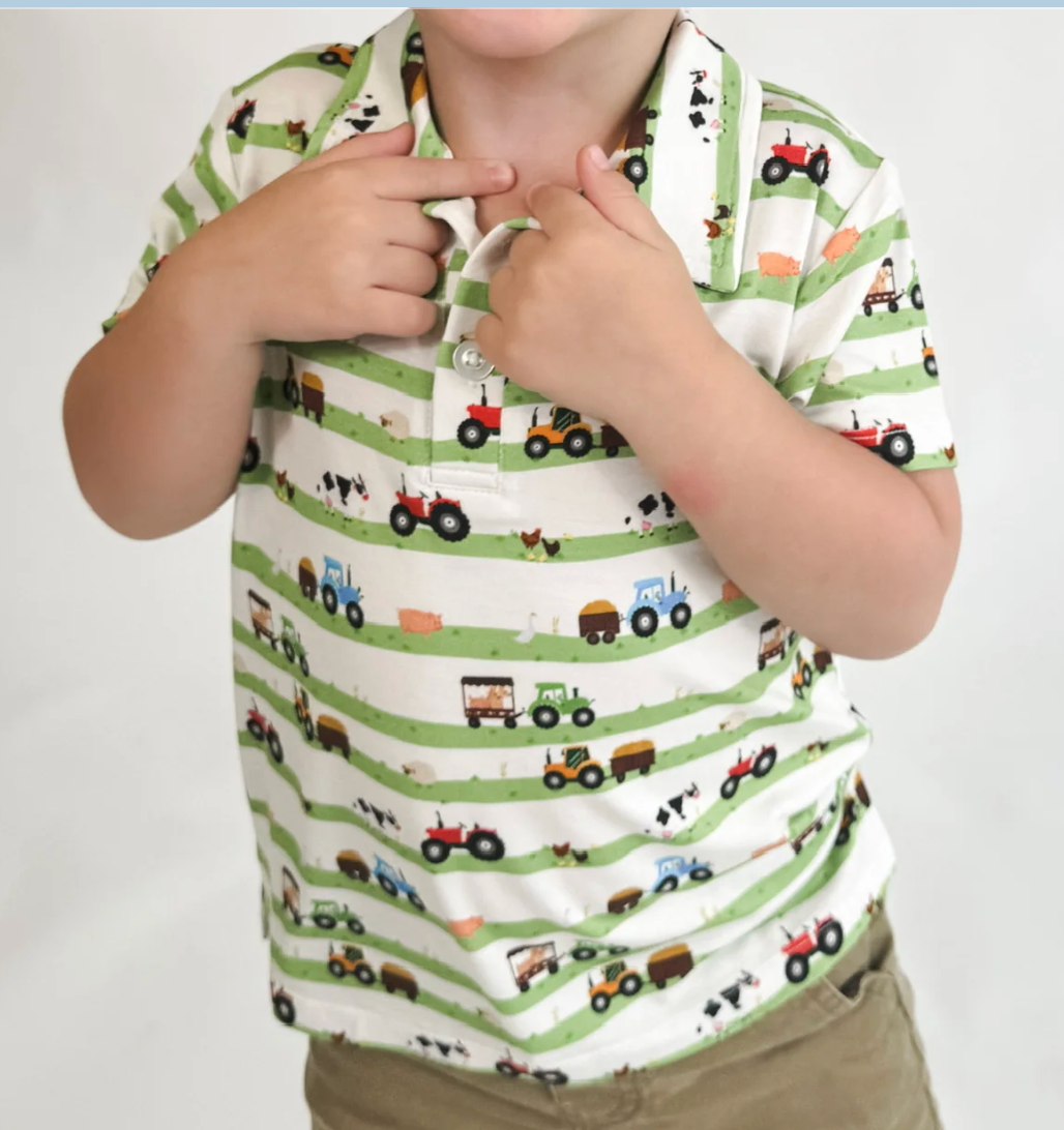 FARM STRIPES POLO SHIRT