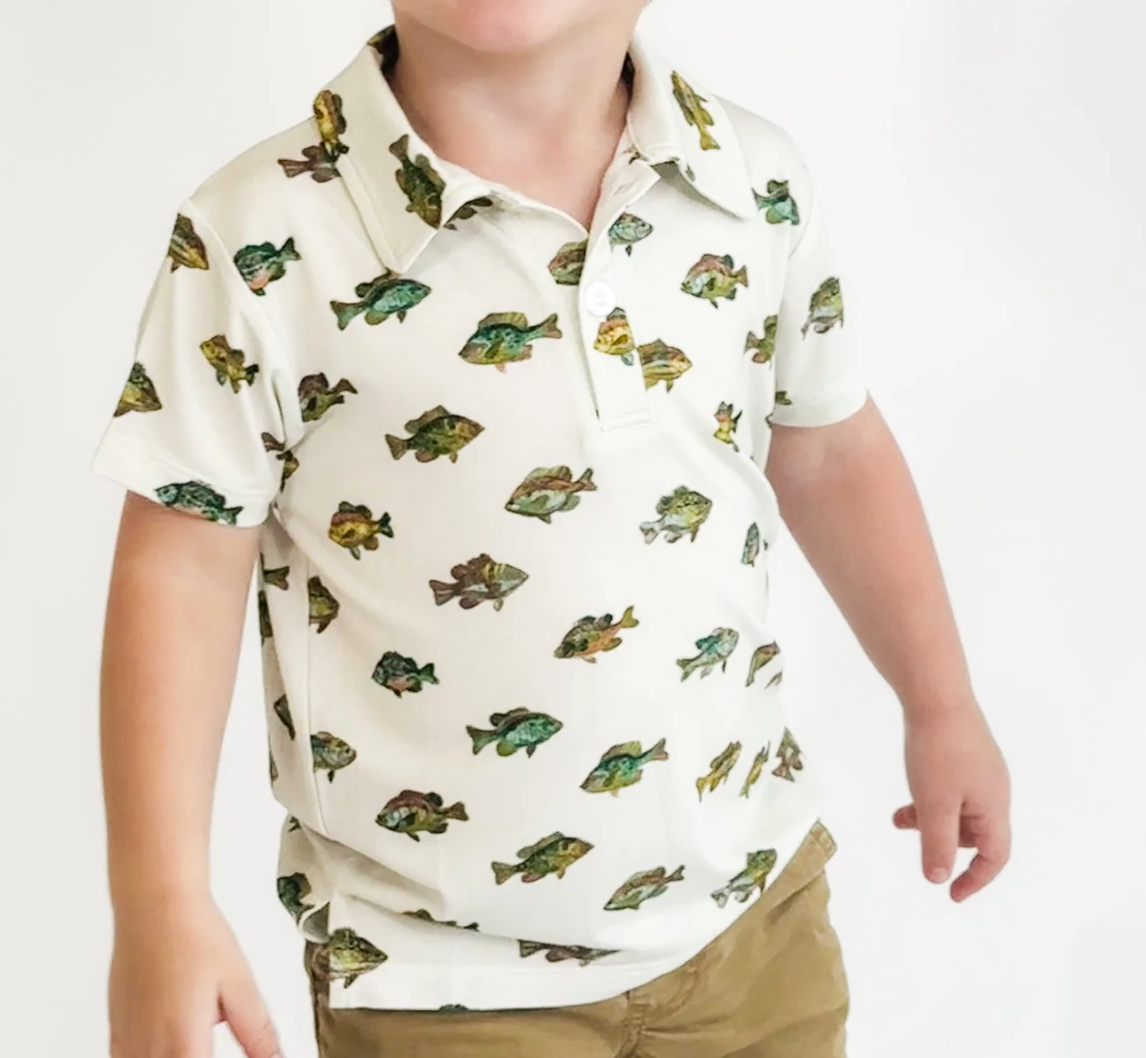 LAKE FISH POLO SHIRT