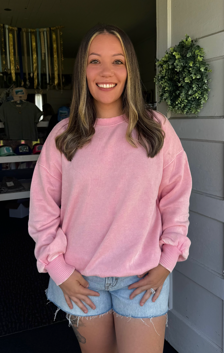 EVERYDAY CREWNECK IN PINK