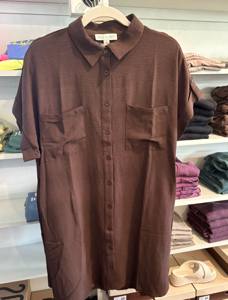 MOCHA MORNINGS DRESS