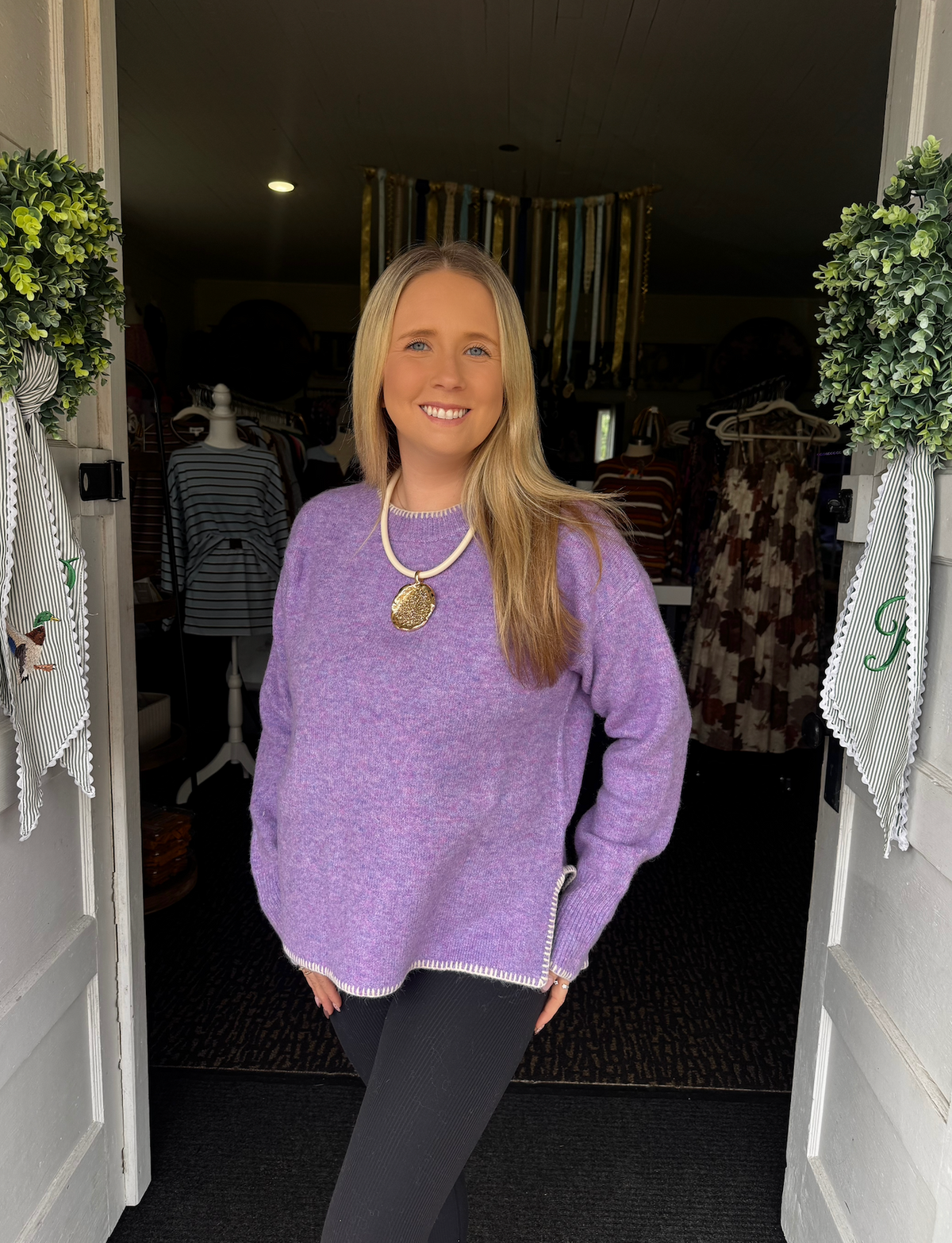 EVERYDAY SWEATER IN LAVENDER