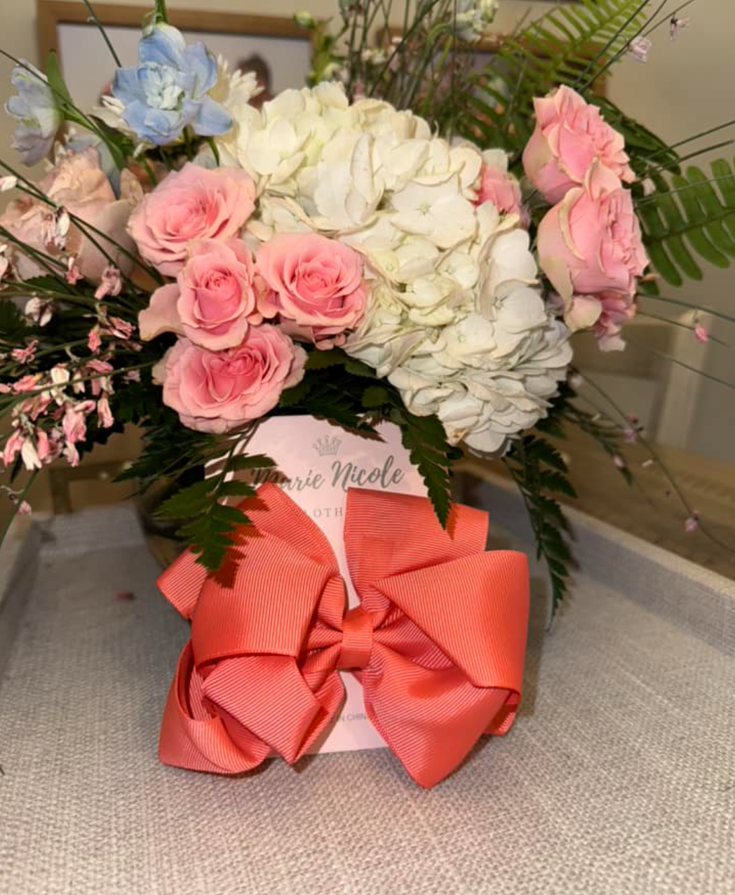 5” Double Layer Clip Bow- Multiple Color Options