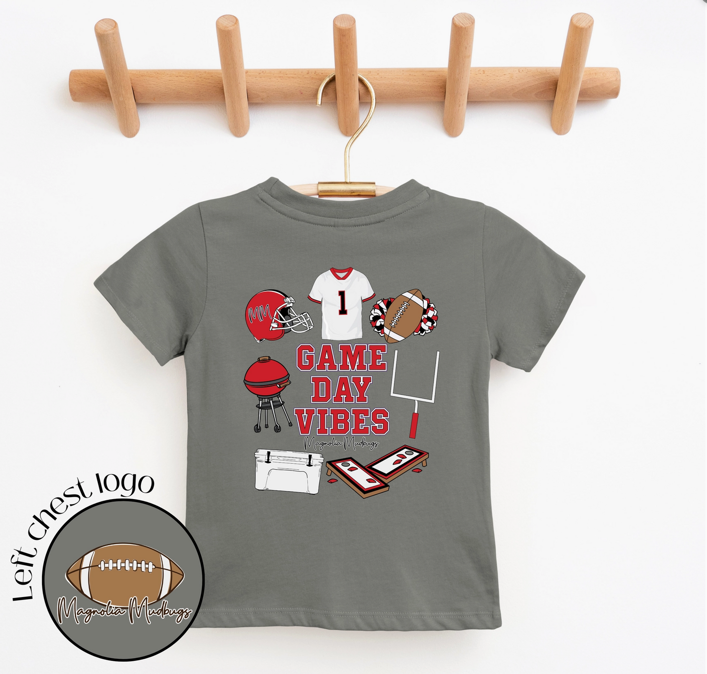 Game Day Vibes | Red + Black