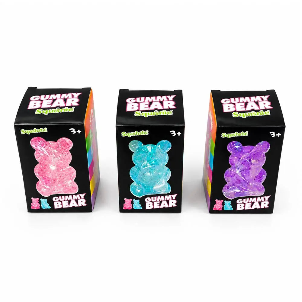 GLITTER GUMMY BEAR SQUISHY