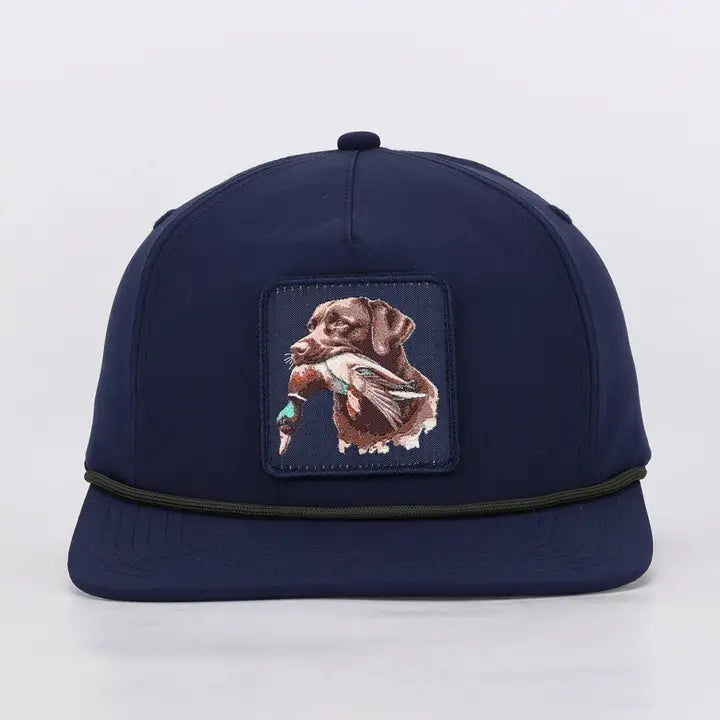KIDS CHOCOLATE LAB ROPE HAT