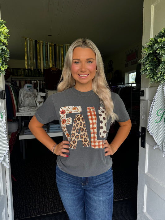 FALL PATCHWORK TEE