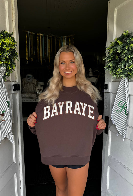 BAYRAYE MOCKNECK IN CHOCOLATE BROWN