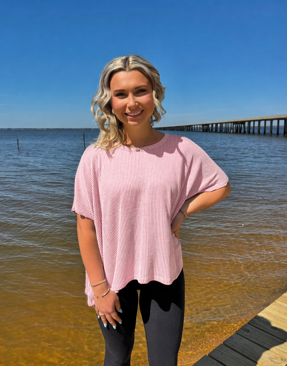 EVERYDAY TOP IN LIGHT PINK