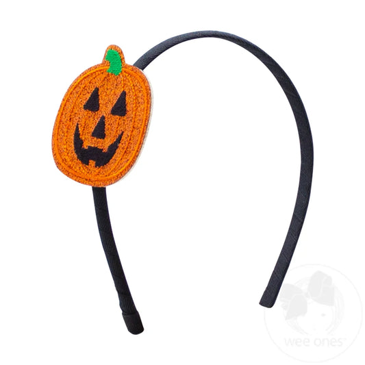 GLITTER JACK-O-LANTERN HEADBAND