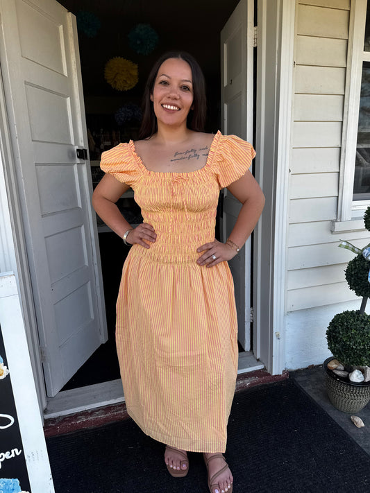 SUNSET CITRUS DRESS