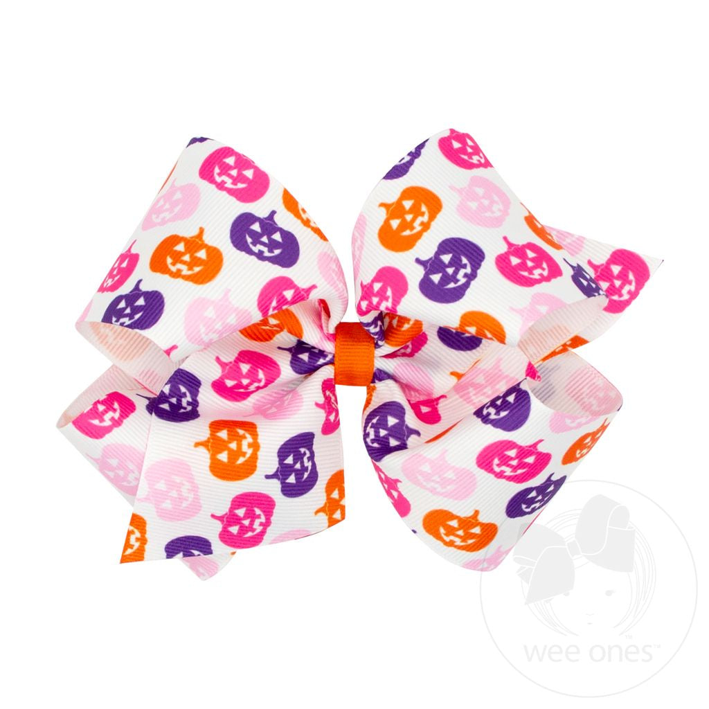 KING JACK-O-LANTERN BOW