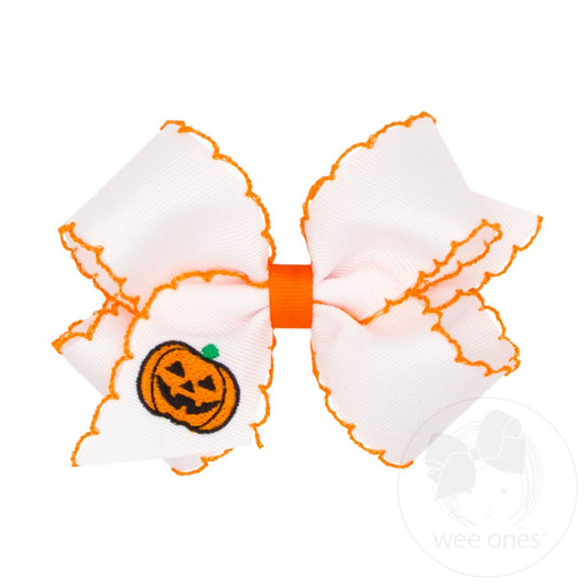 MEDIUM MOONSTITCH JACK-O-LANTERN BOW