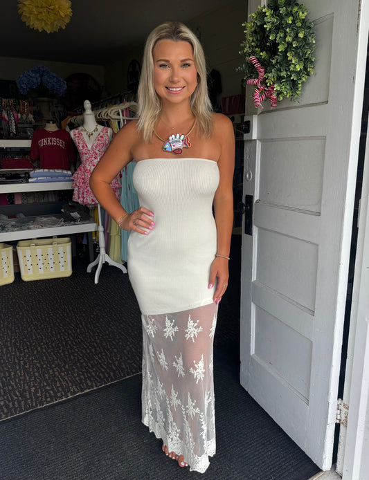 SALT AIR LACE DRESS