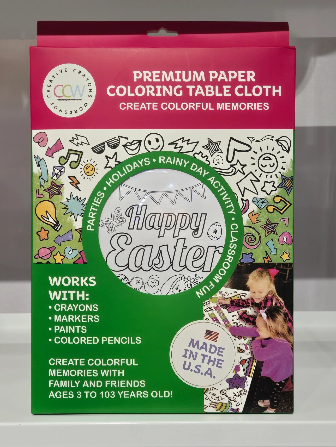 HAPPY EASTER TABLECLOTH