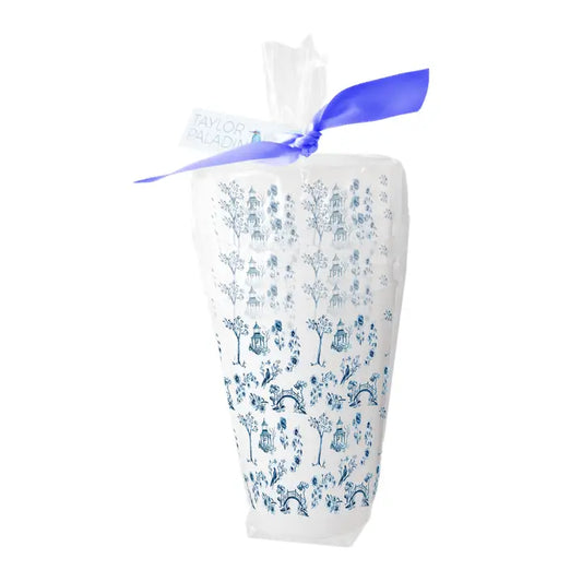 Chinoiserie Frosted Cups | Set of 6