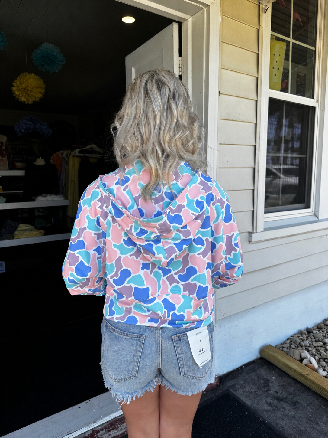 SPRING DUCK CAMO QUARTER-ZIP