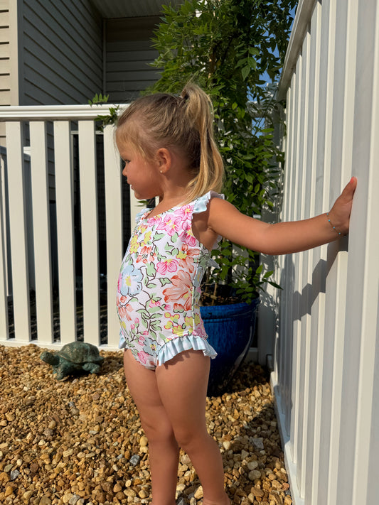 Wildflower Ruffle Swimsuit