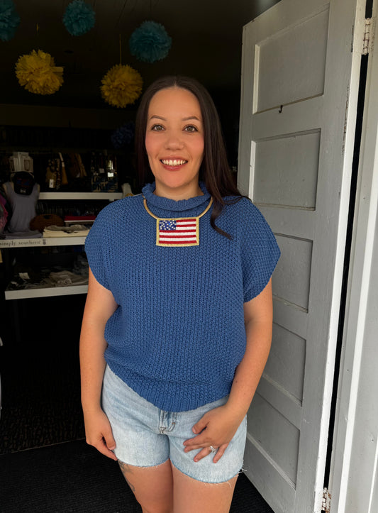 BREEZY KNIT IN BLUE