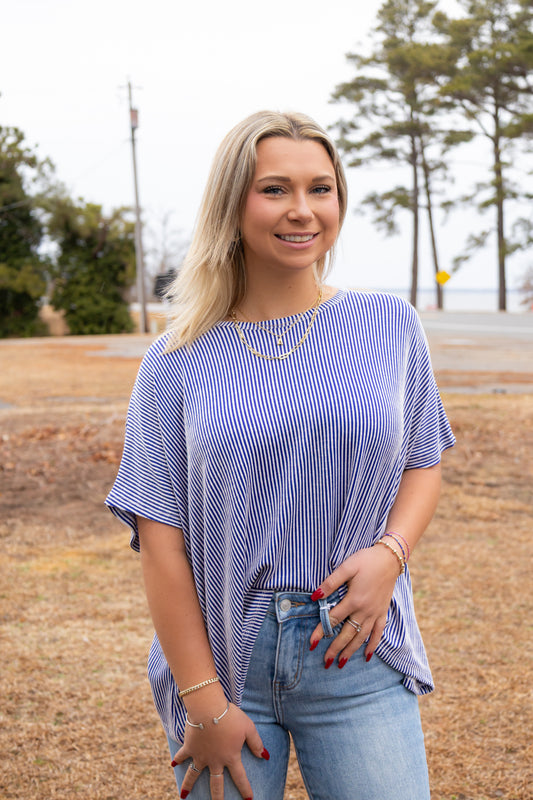 EVERYDAY TOP IN BLUE