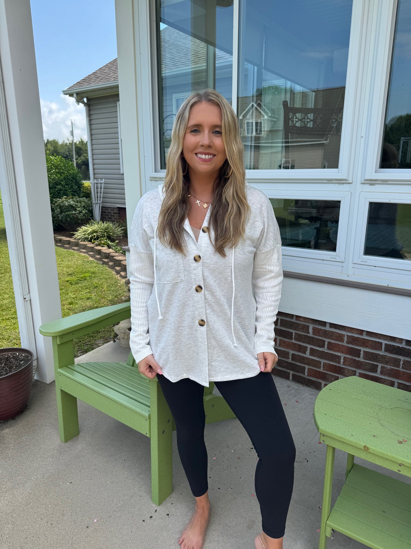The Charlee Button-Up Hoodie