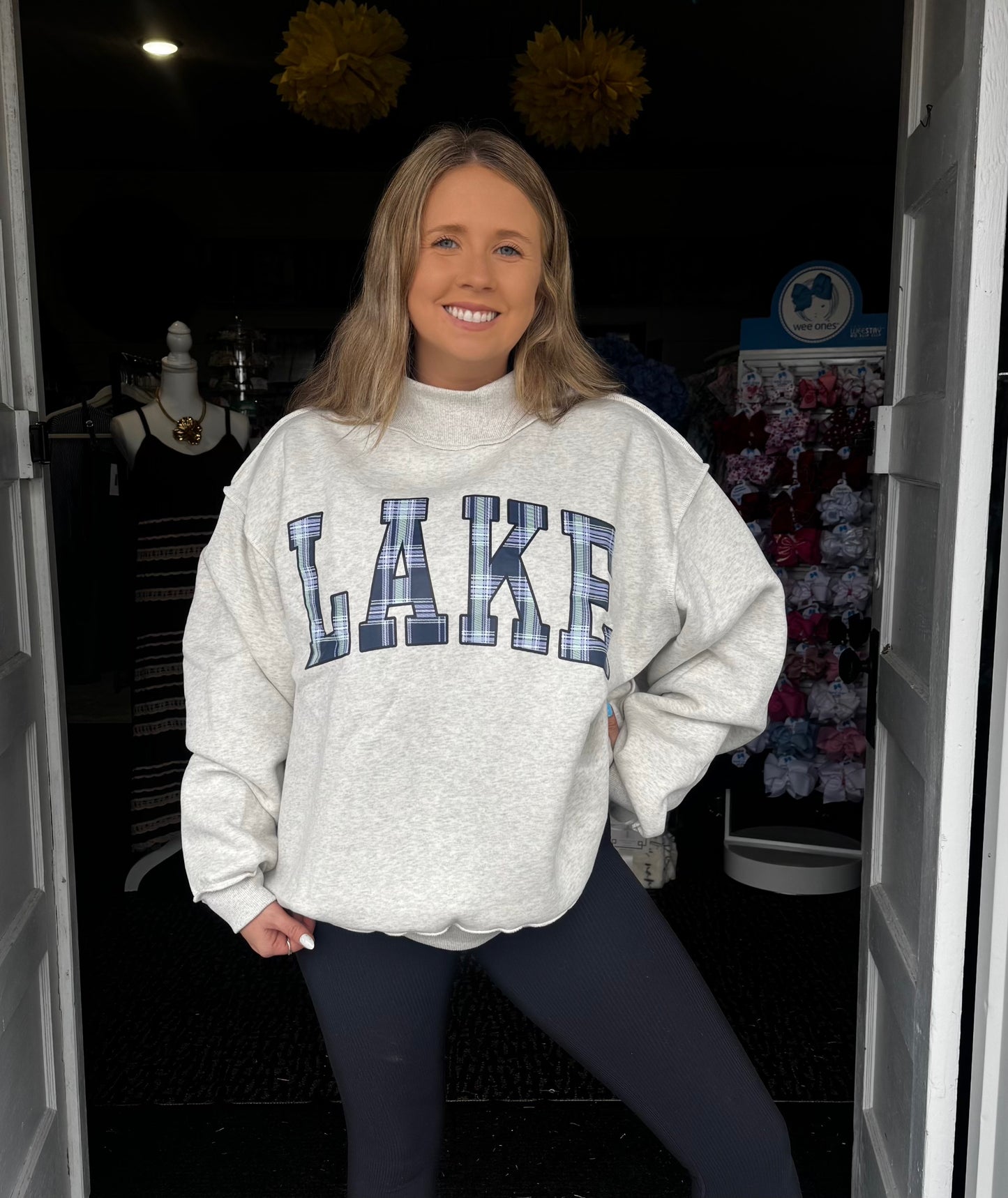 LAKE/MOUNTAIN REVERSIBLE MOCKNECK