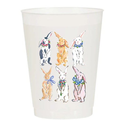 Easter Bunny Frosted Cups | Set of 10