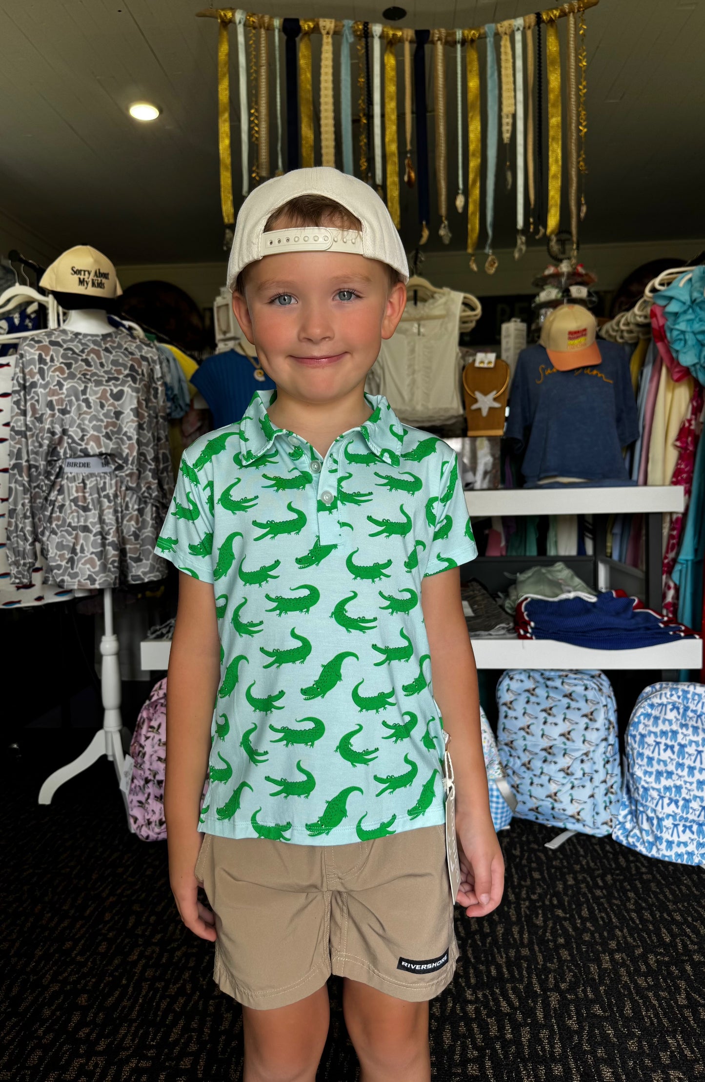 BLUE ALLIGATORS POLO SHIRT