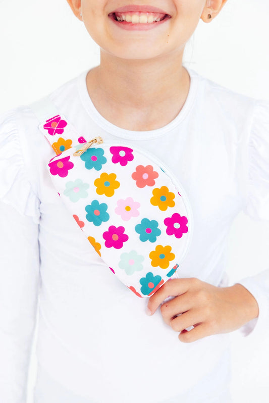 RETRO FLORAL BELT BAG