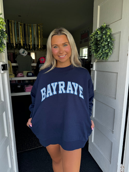 BAYRAYE MOCKNECK IN NAVY