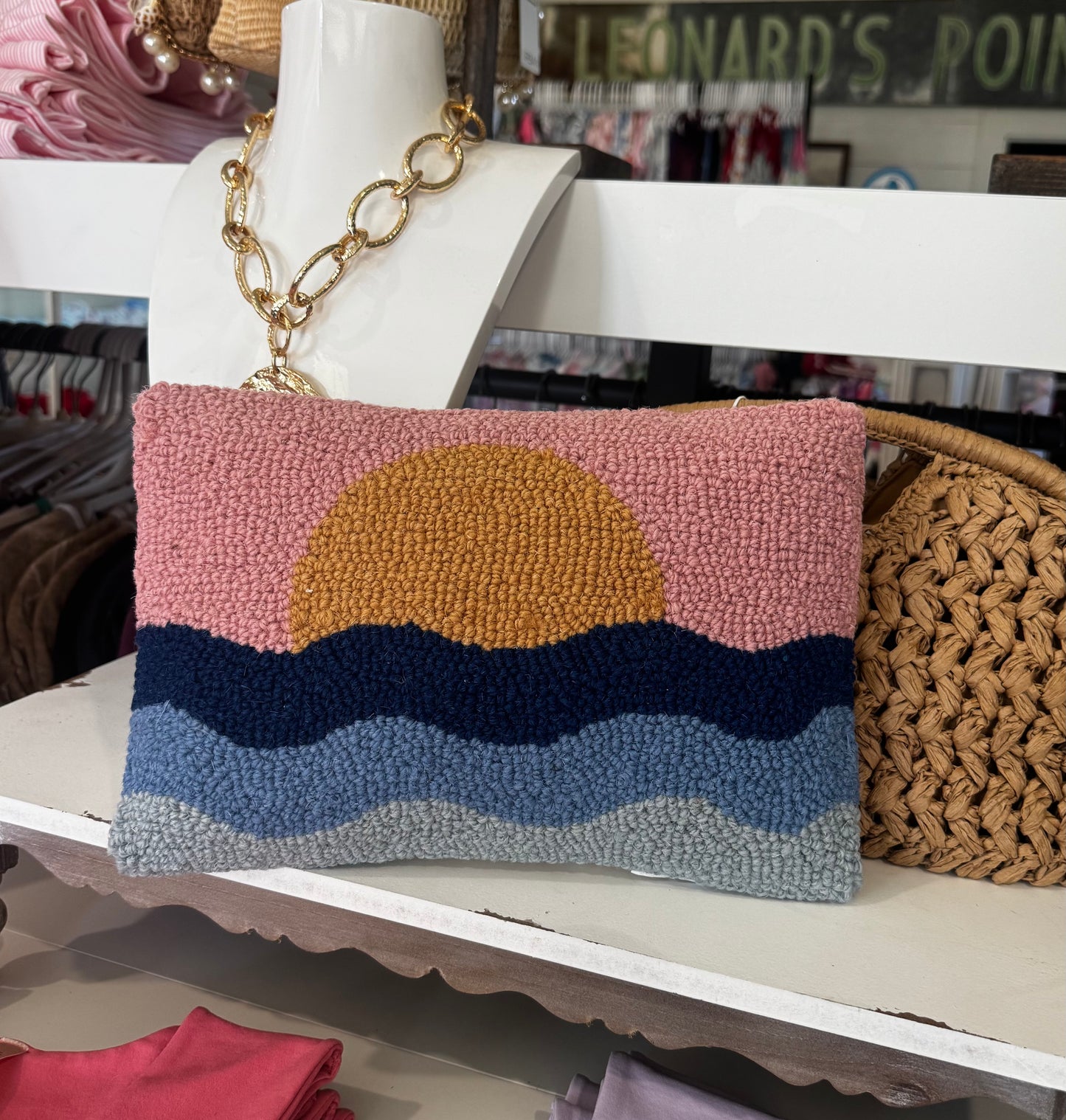 SUNSET HOOK PILLOW