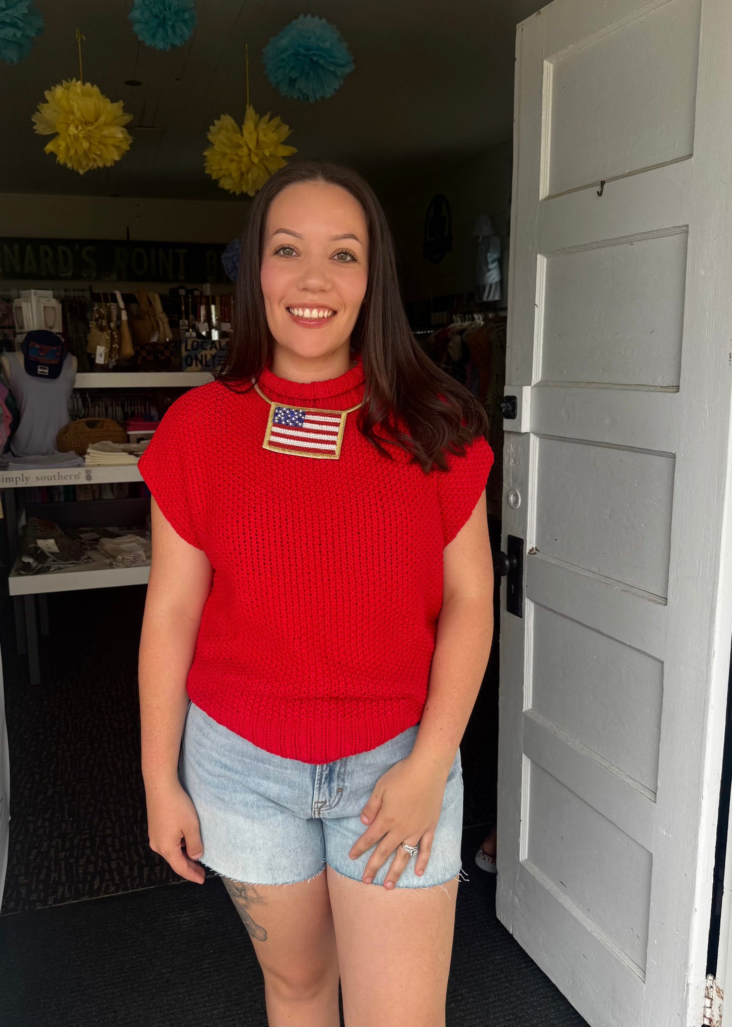 BREEZY KNIT IN RED